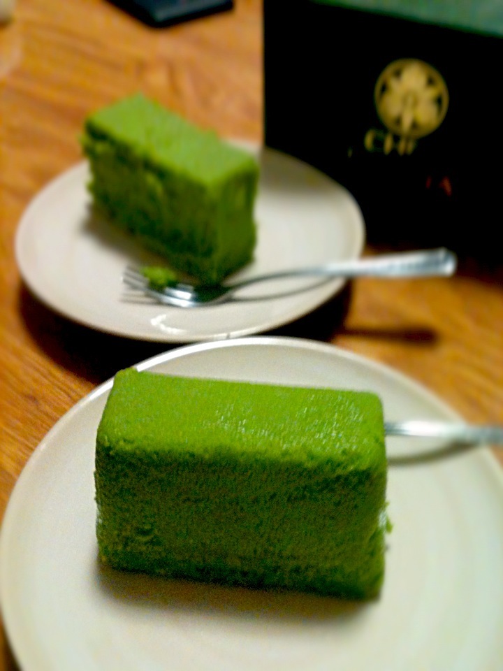 シェ・アガタの挽きたて抹茶の贅沢テリーヌ